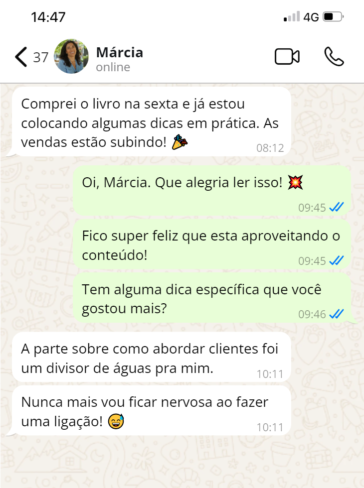 Depoimento - Livro de Vendas